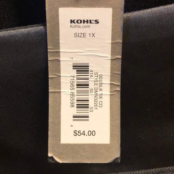 NWT APT 9 1X black and silver sweater - Picture 6 of 6